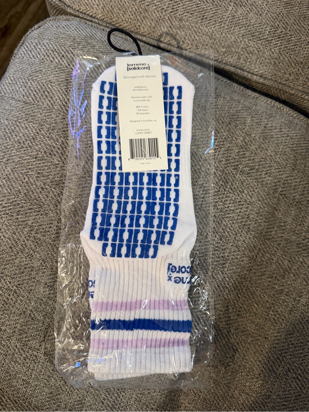 Lemme x Solidcore grip socks NWT